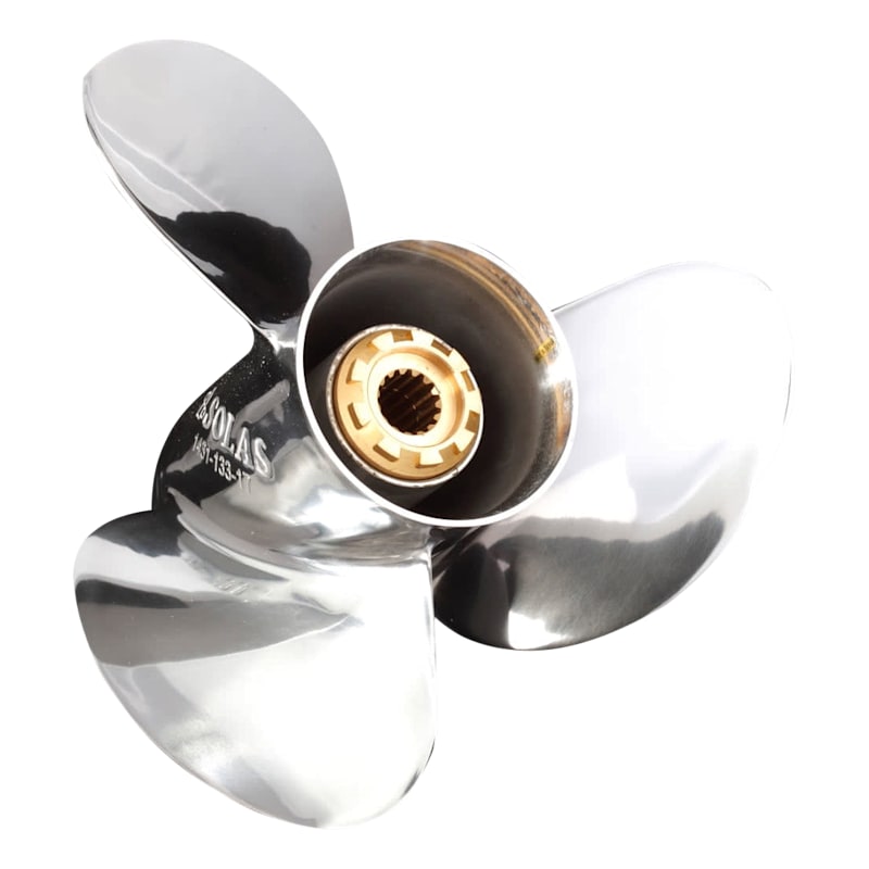 SOLAS New Saturn Stainless Steel 3-Blade Propeller for Mercury