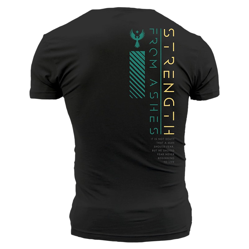 Grunt Style Strength from Ashes Short-Sleeve T-Shirt for Men