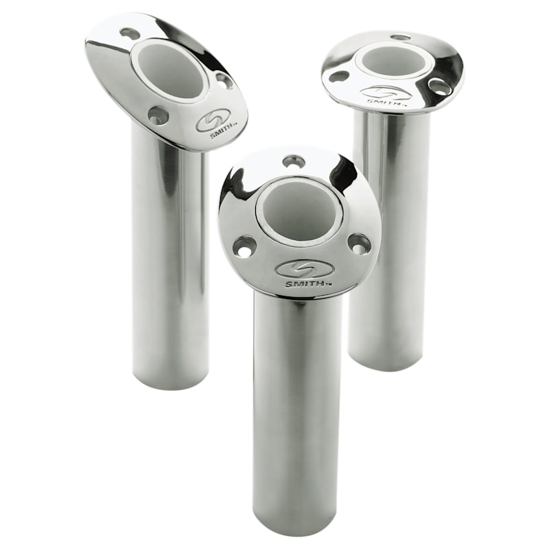 C.E. Smith Flush Mount Rod Holder with Rounded Bottom