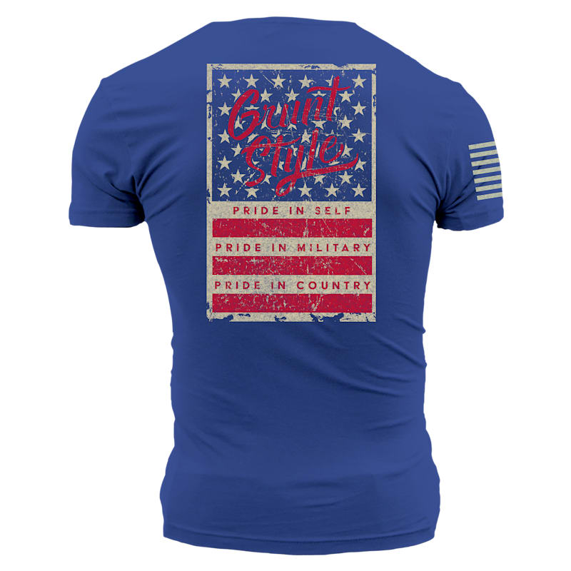 Grunt Style Stars & Bars Short-Sleeve T-Shirt for Men