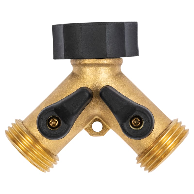 Gilmour Pro Brass Dual Shut-Off Valve
