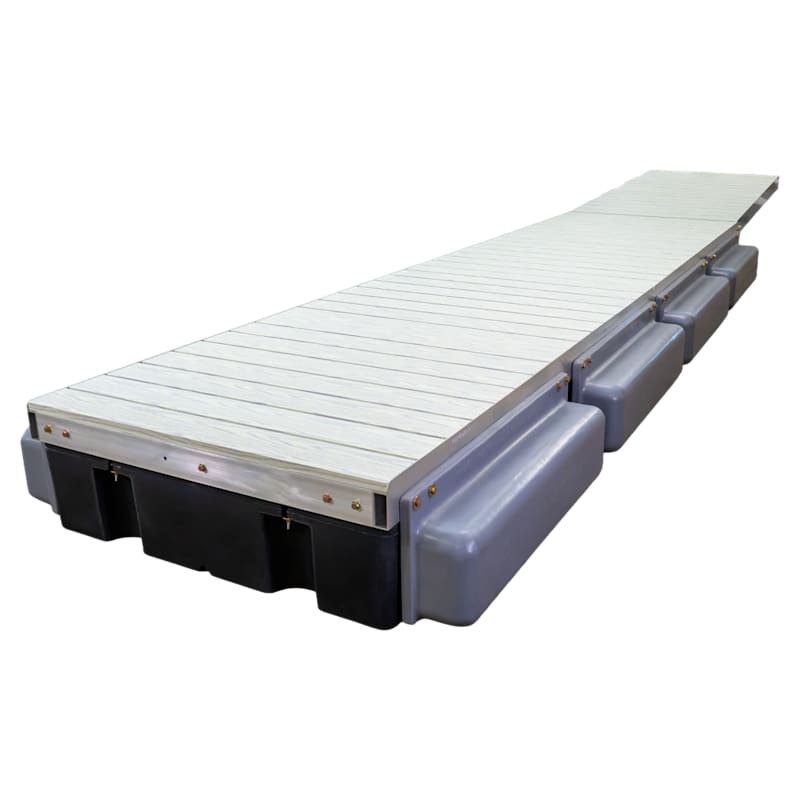 Patriot Docks Premium Floating Dock with Aluminum Decking