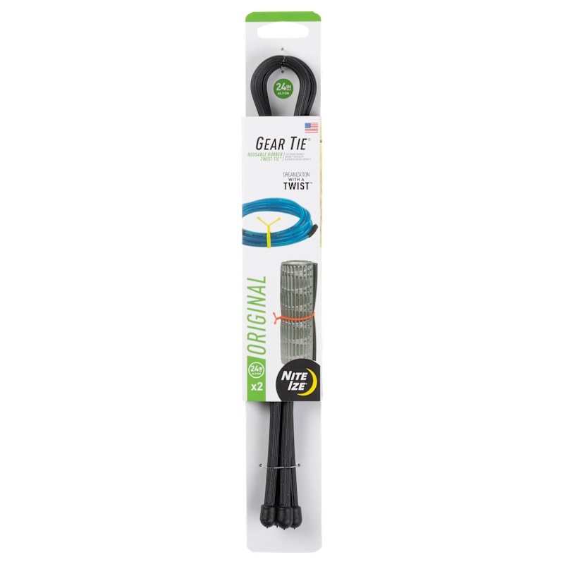 Nite Ize Gear Tie Original Reusable Rubber Twist Ties