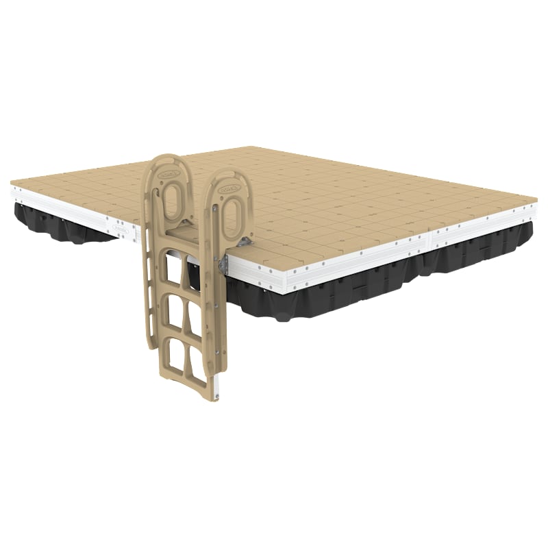 PlayStar Aluminum Floating Swim Raft with Resin Top
