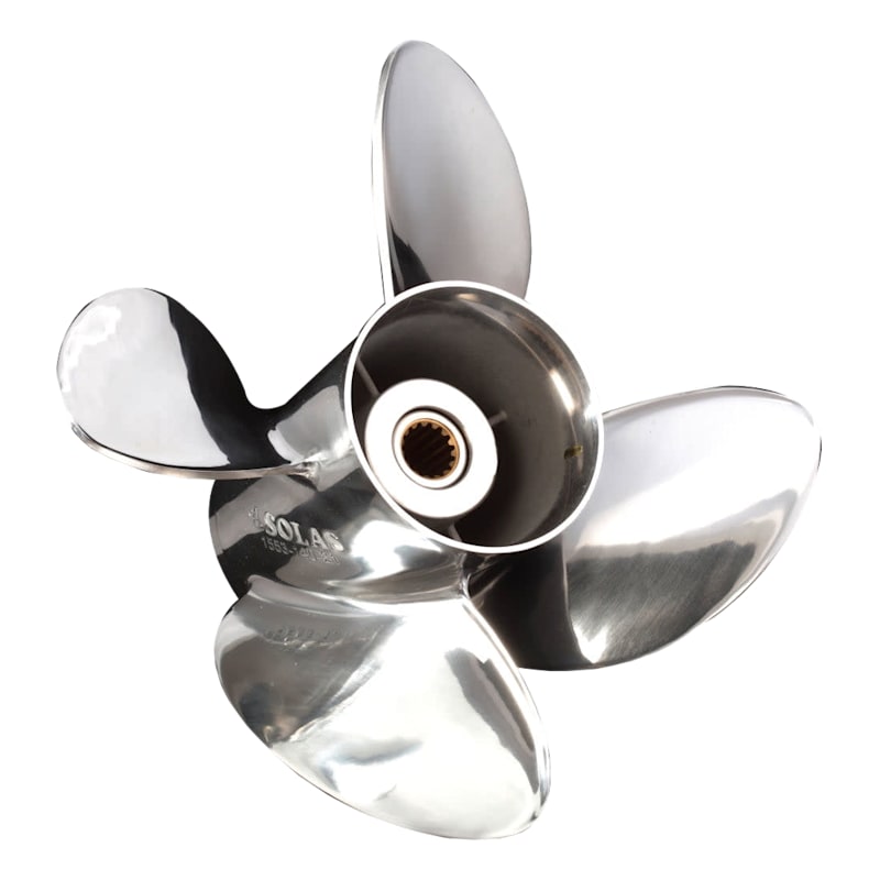SOLAS Titan HR4 Stainless Steel 4-Blade Propeller for Mercury