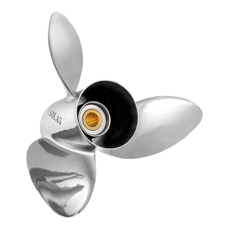 SOLAS Rubex S3 Stainless Steel Interchangeable Hub 4-3/4" Gearcase Propeller