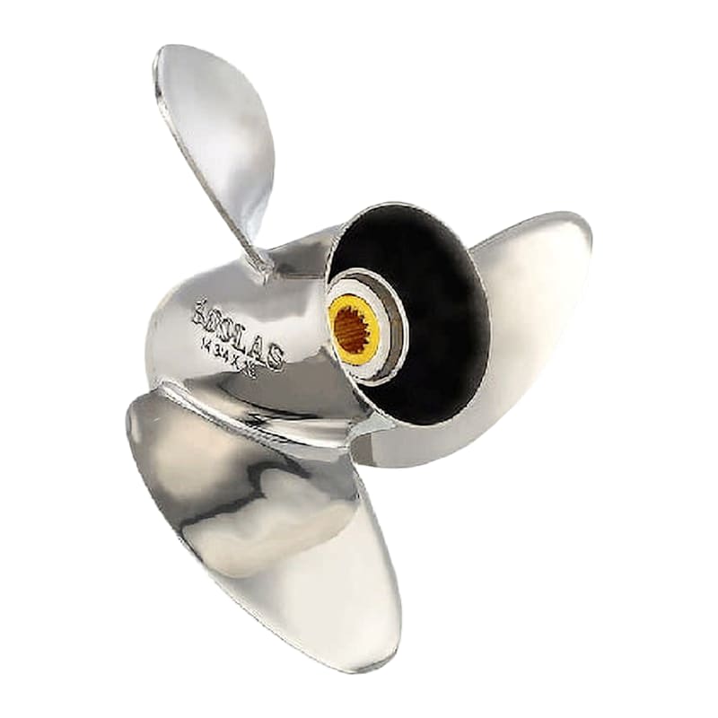 Solas Titan HR 3 Stainless Steel 3-Blade Propeller for Mercury