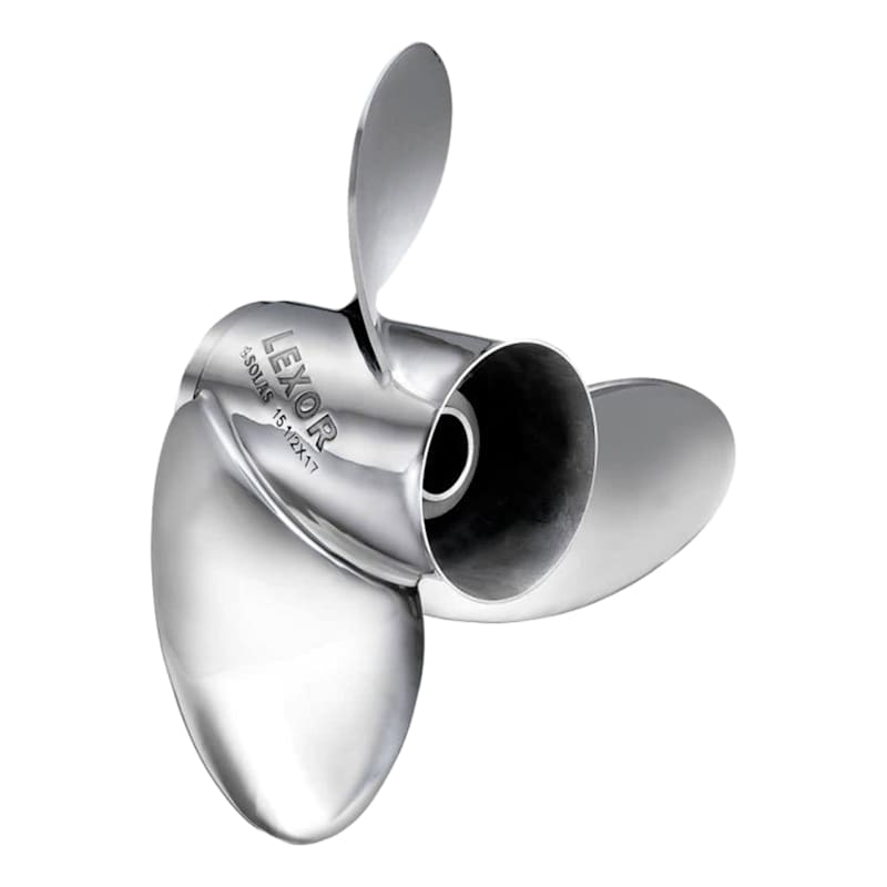 SOLAS Rubex L3 Stainless Steel Interchangeable Hub 3-Blade 4.75" Gearcase Propeller