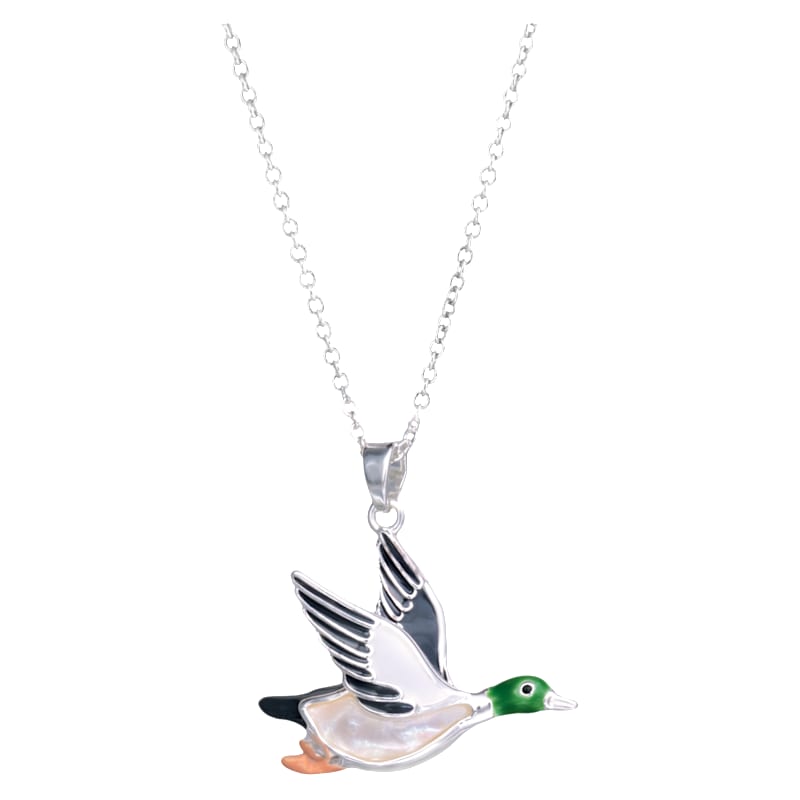 Amanda Blu Silver Mallard Necklace