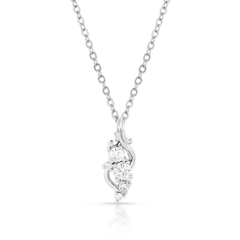 Montana Silversmiths Fiery Ice Flower Necklace