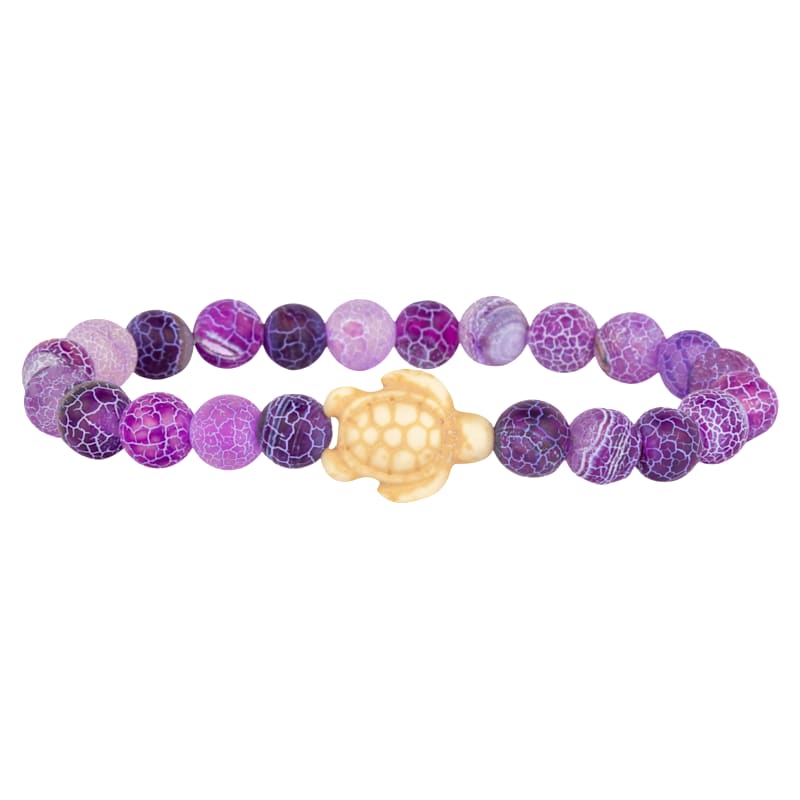 fahlo Journey Track-A-Turtle Violet Bracelet