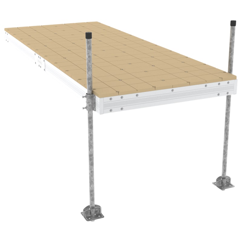 PlayStar Aluminum Stationary Dock Kit with Resin Top