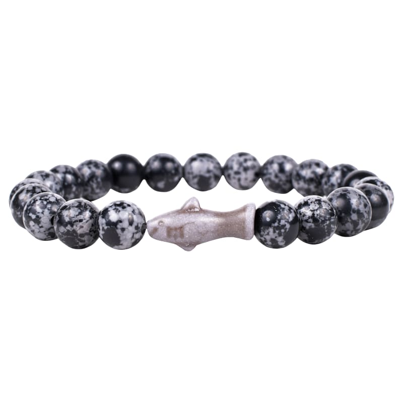 Fahlo Track-A-Shark Ocelli Stone Bracelet