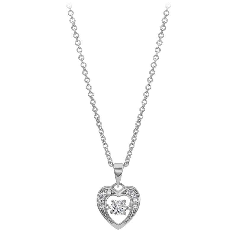 Montana Silversmiths Let's Dance a Little Dance Heart Necklace