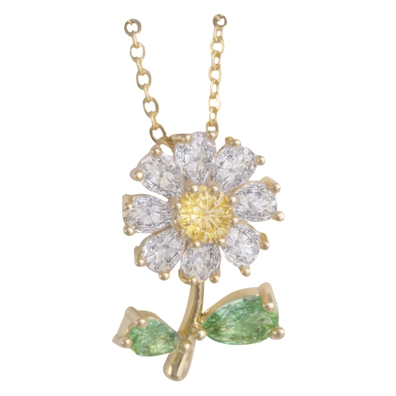 Amanda Blu Gold Daisy Necklace