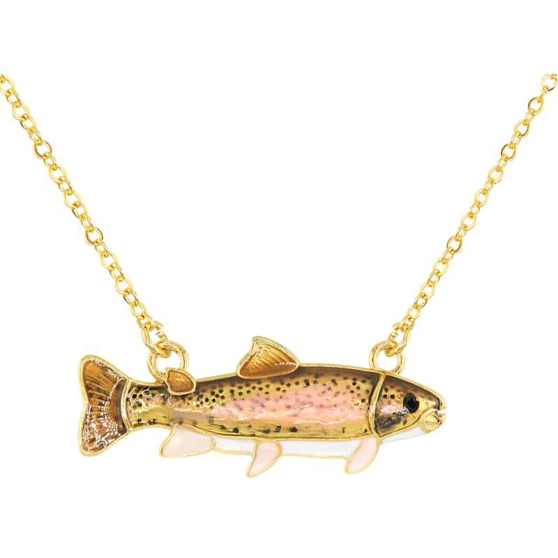 Amanda Blu Rainbow Trout Necklace