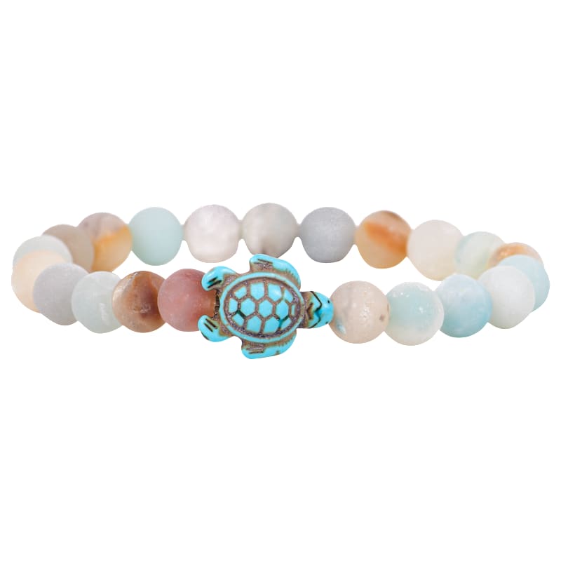 Fahlo Track-A-Turtle Sky Stone Bracelet