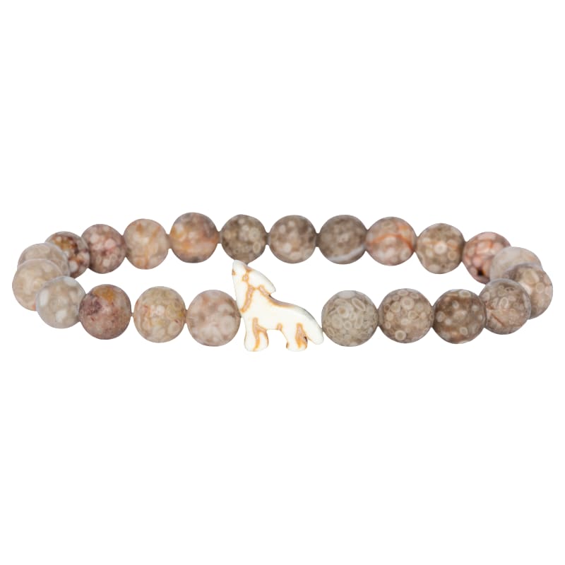 fahlo Scout Track-A-Wolf Moon Bracelet