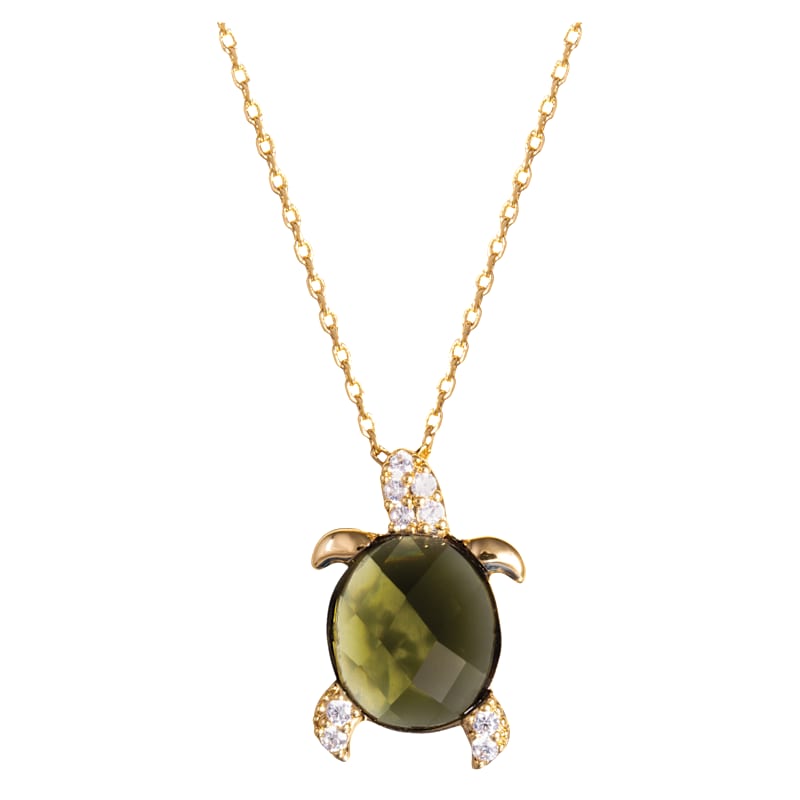 Amanda Blu Gold Turtle Necklace