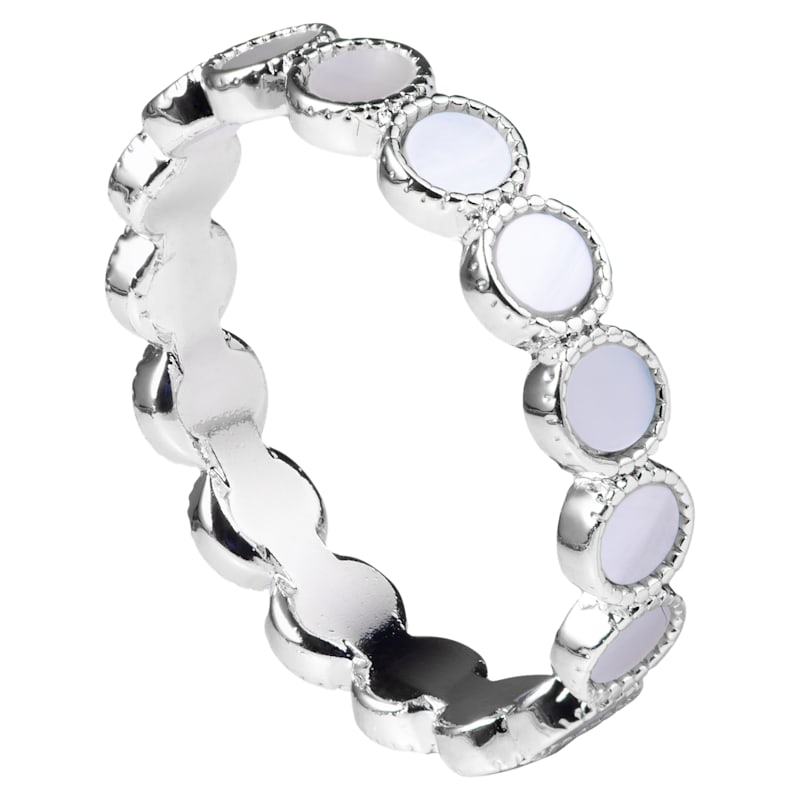 Amanda Blu Mother of Pearl Eternity's Circle Ring for Ladies