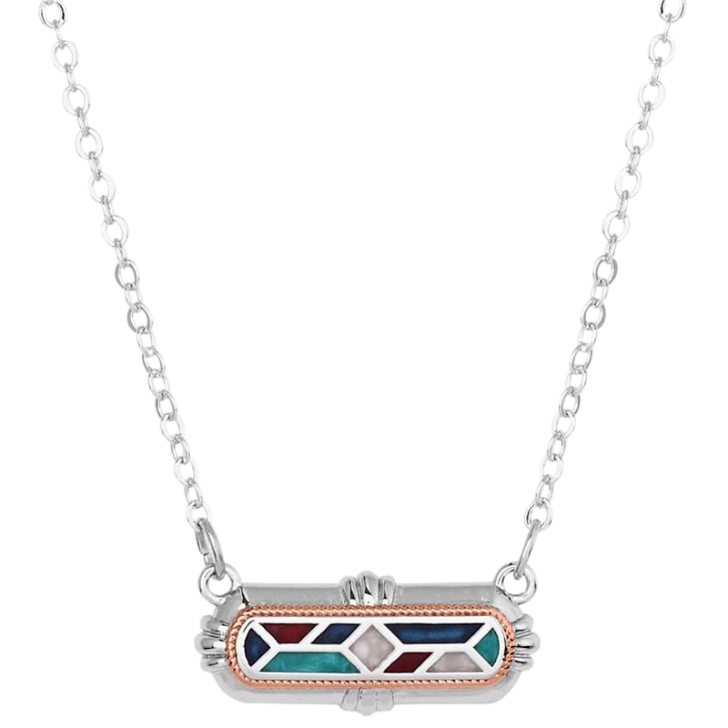 Montana Silversmiths Western Mosaic Bar Necklace