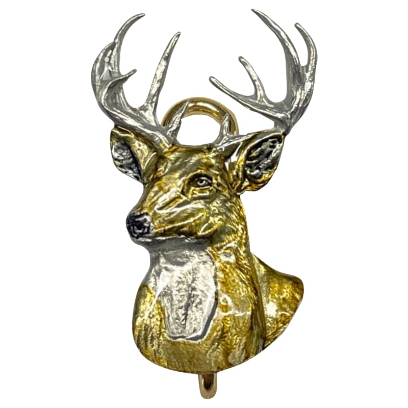 Hookits Whitetail Deer Fishing Hook Hat Pin Clip