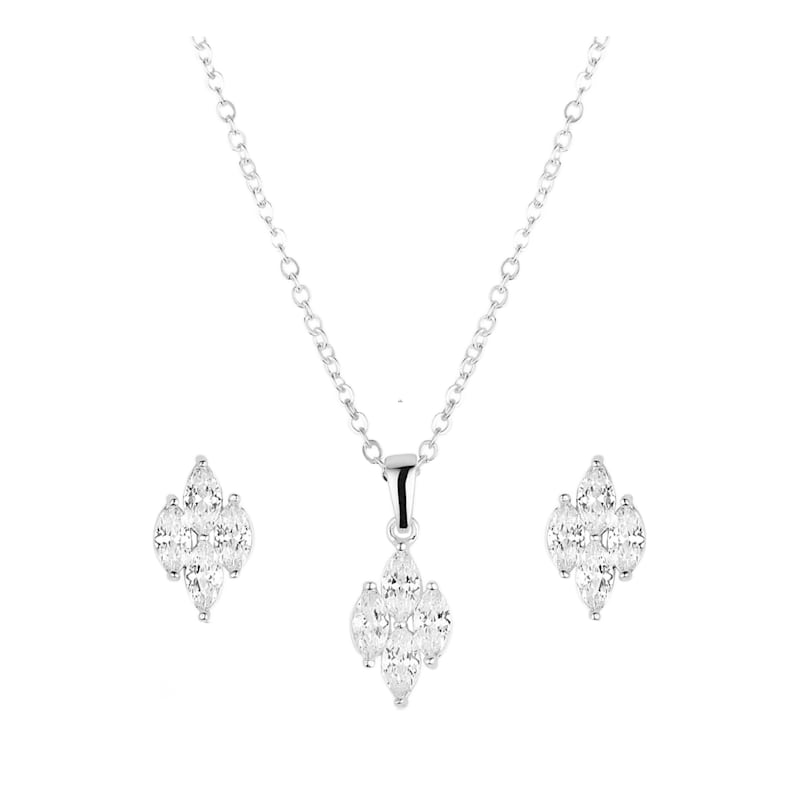 Montana Silversmiths Snowdrift Cluster Jewelry Set