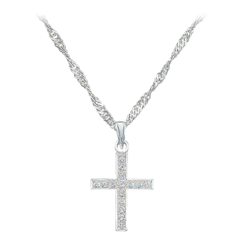 Montana Silversmiths Rhinestone Cross Necklace
