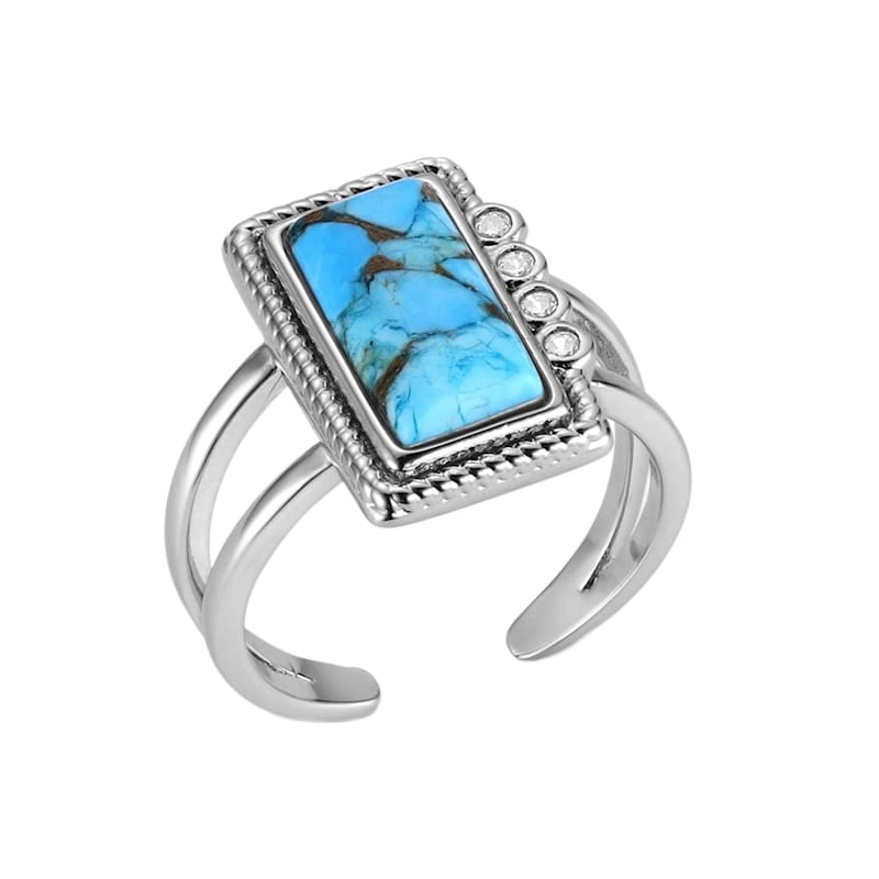 Montana Silversmiths Summer Rain Turquoise Ring