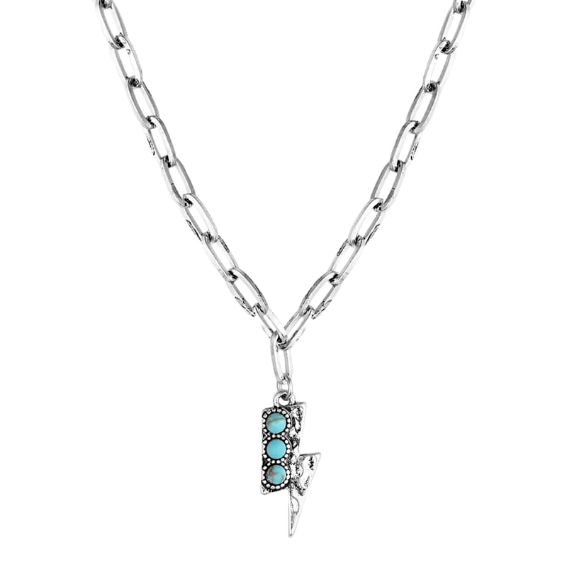 Montana Silversmiths Desert Lightning Turquoise Necklace