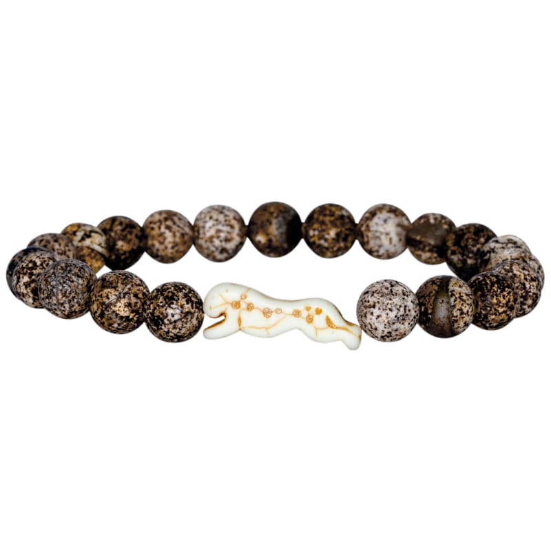fahlo Sprint Track-A-Cheetah Kalahari Beaded Bracelet