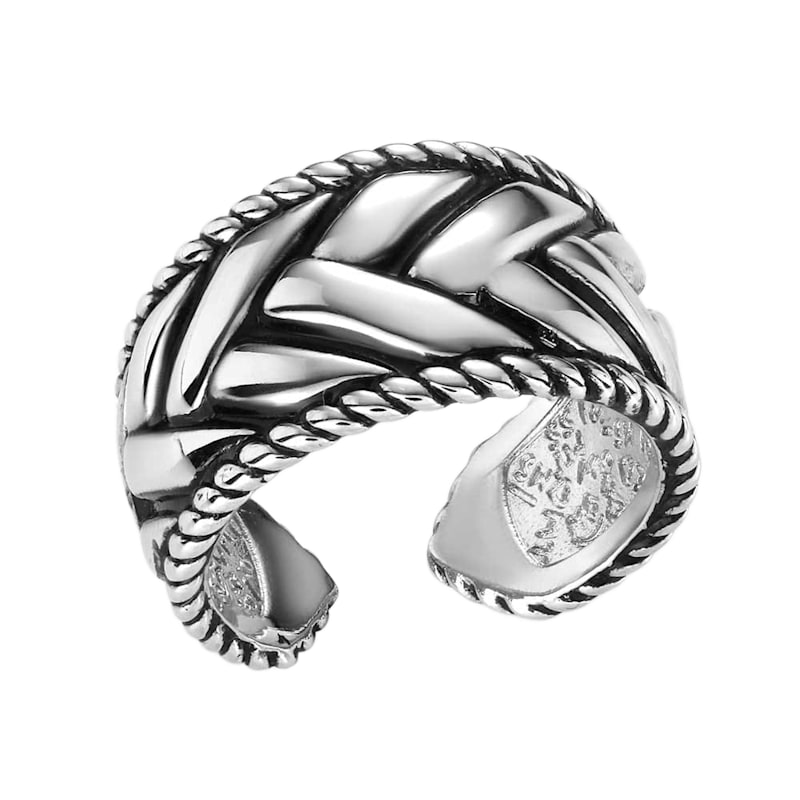 Montana Silversmiths Midnight Weave Ring