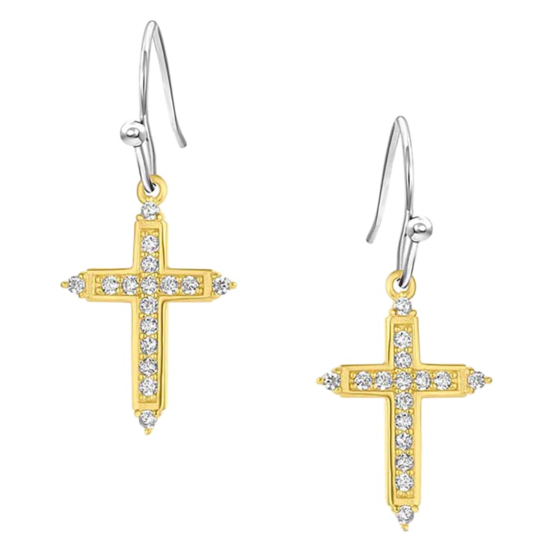 Montana Silversmiths Dorado Cross Earrings