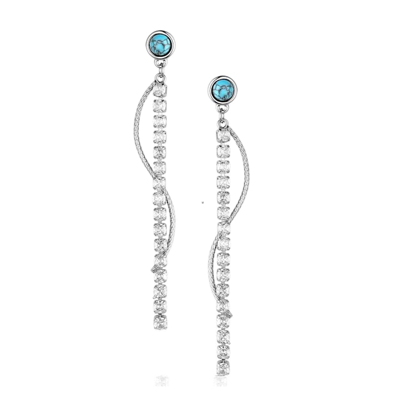 Montana Silversmiths Canyon Serenade Turquoise Earrings