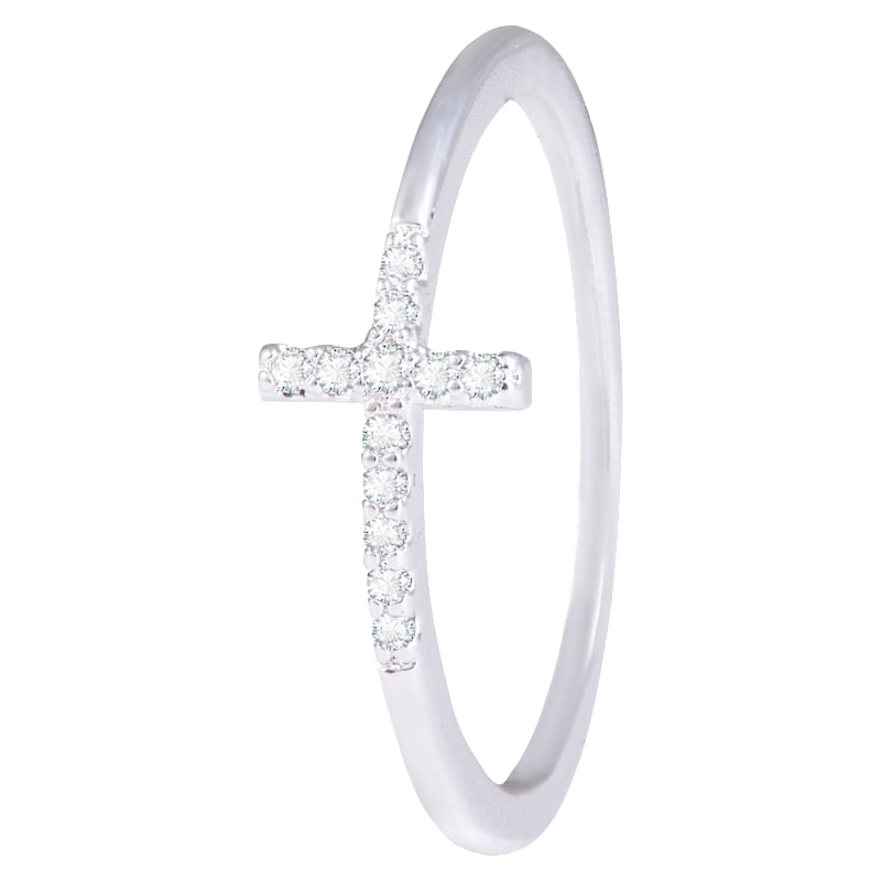 Amanda Blu Cross Cubic Zirconia Ring