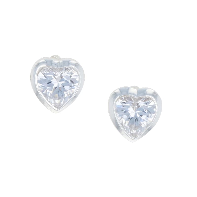 Montana Silversmiths Tiny Heart Crystal Post Earrings