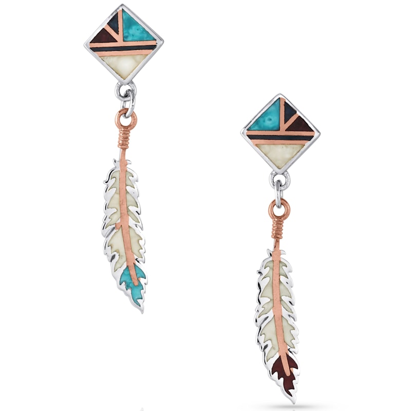 Montana Silversmiths American Legends Feather Earrings