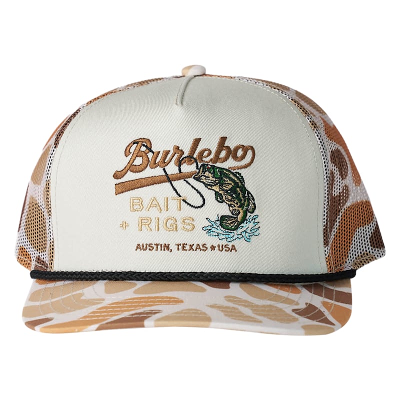BURLEBO Bait and Rigs Mesh-Back Cap