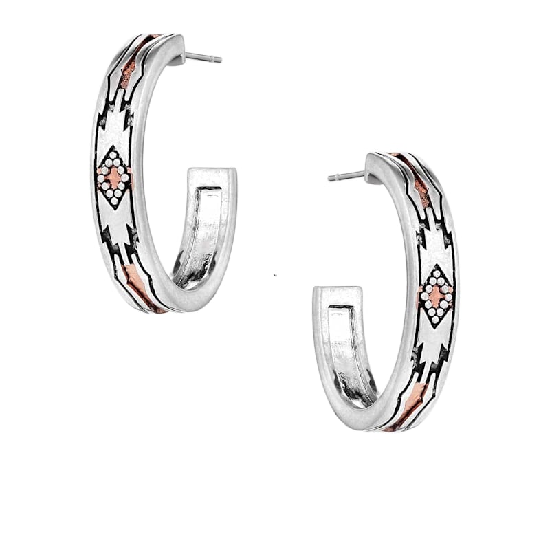 Montana Silversmiths Western Sands Hoop Earrings
