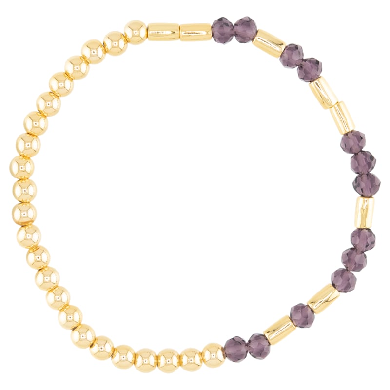 Amanda Blu Gold Grateful Morse Code Bracelet