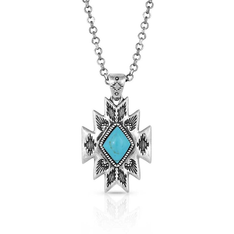 Montana Silversmiths Turquoise Star Pendant Necklace