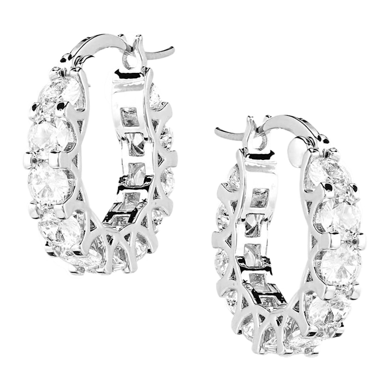 Montana Silversmiths Dazzling Delight Crystal Hoop Earrings