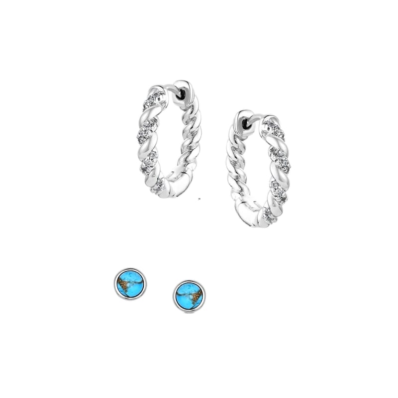 Montana Silversmiths Dawn And Dusk Earrings Set