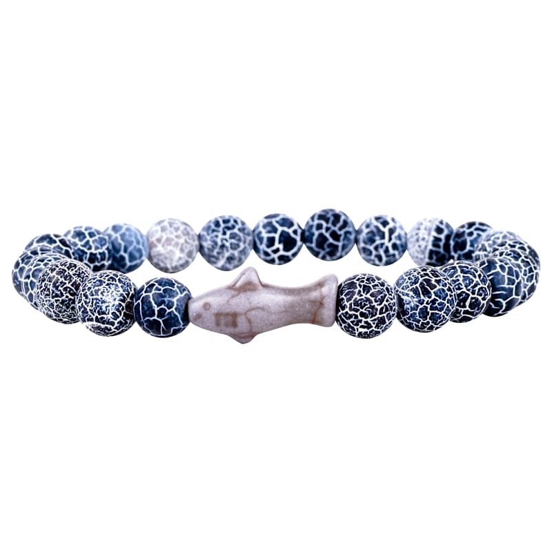 Fahlo Track-A-Shark Deep Blue Bracelet