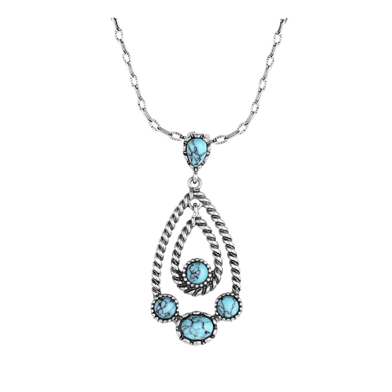 Montana Silversmiths Wander West Turquoise Necklace