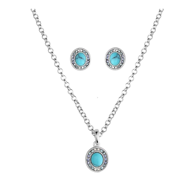 Montana Silversmiths Northern Sky Turquoise Jewelry Set