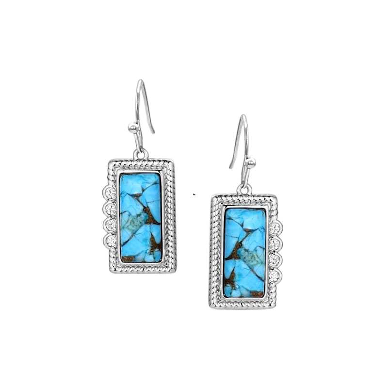 Montana Silversmiths Summer Rain Turquoise Earrings