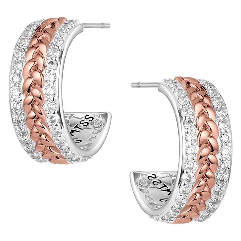Montana Silversmiths High Prairie Hoop Earrings
