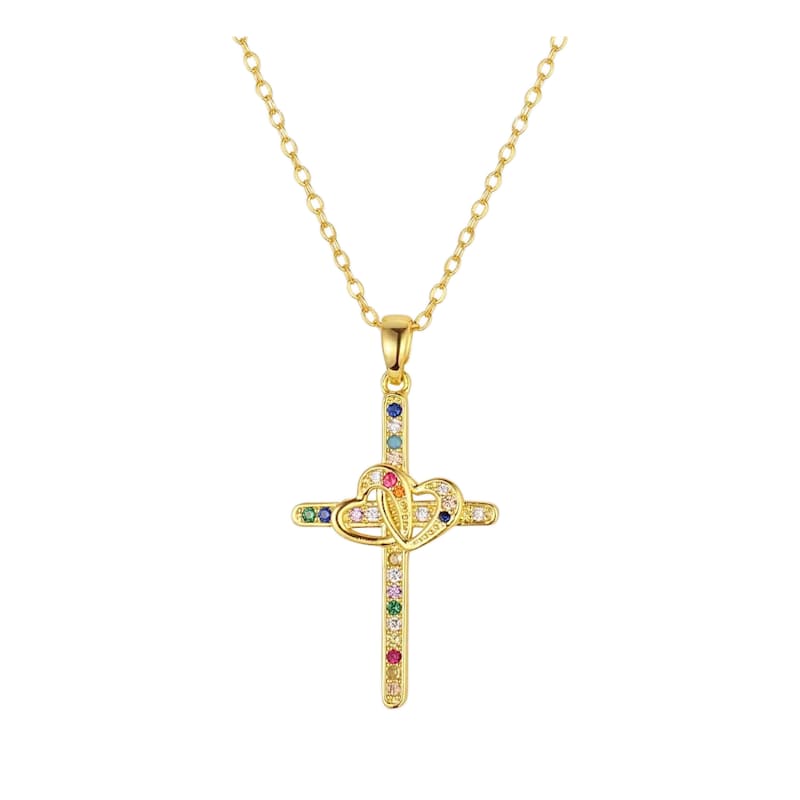 Montana Silversmiths Northern Lights Cross Necklace