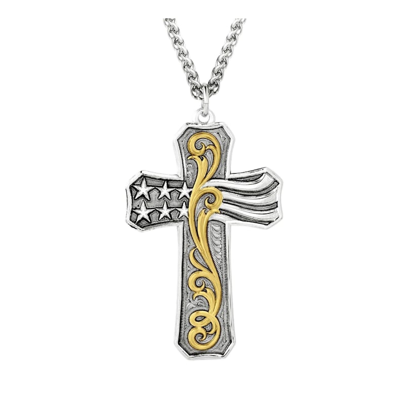 Montana Silversmiths Faith and Freedom American Made Necklace